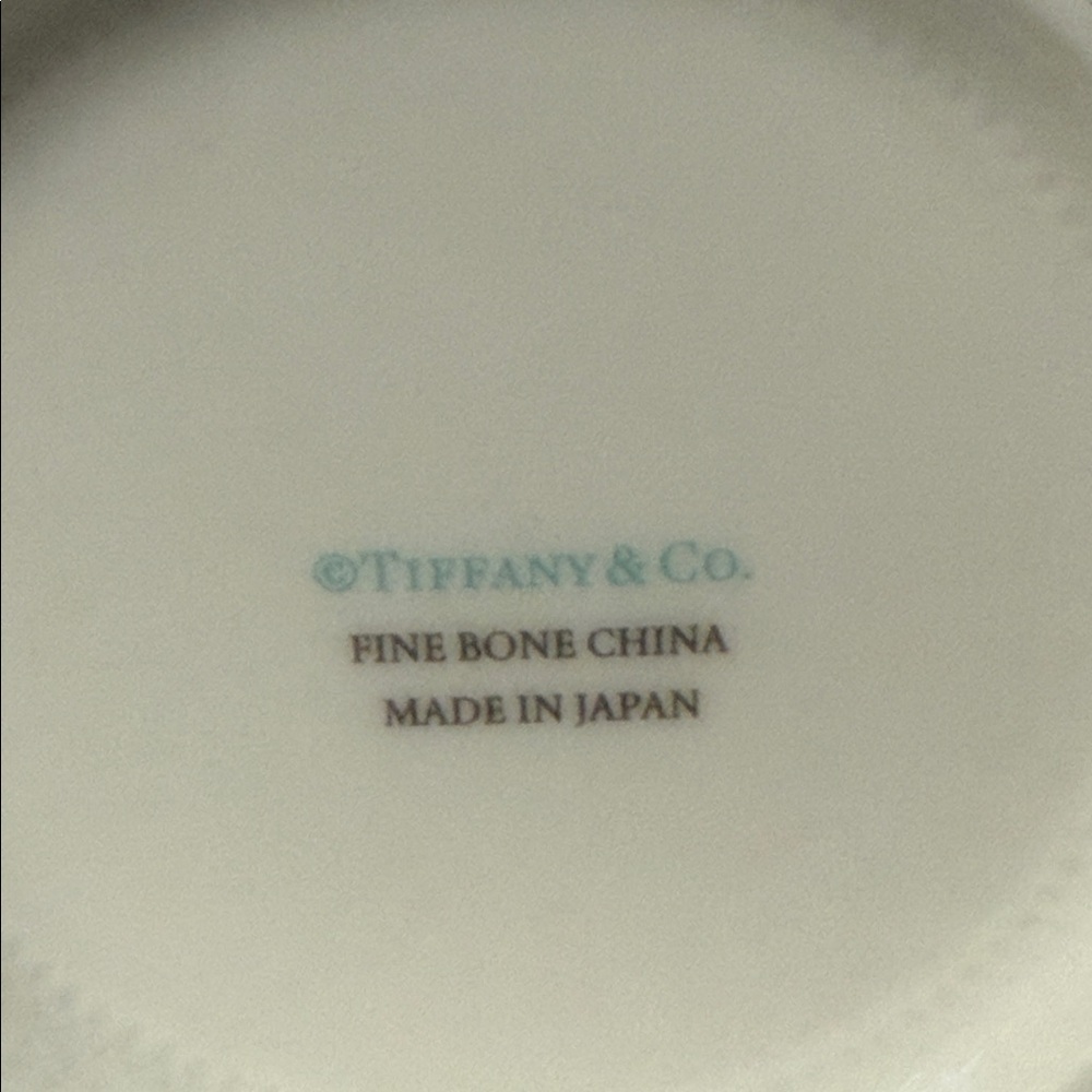 Tiffany & Co Bone China Coffee Cup Tiffany Blue Japan 10oz - Picture 5 of 5